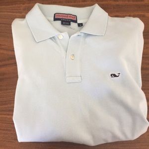 Vineyard Vines Light Blue Men’s Short Sleeve Polo